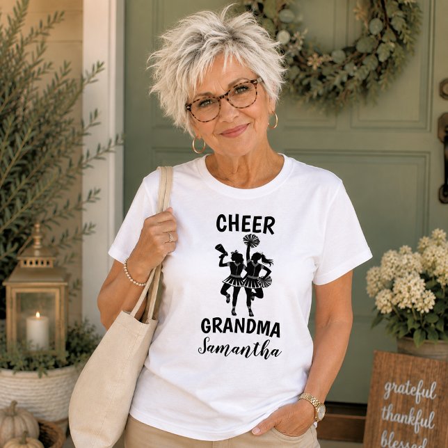 Camiseta Personalizada de Animadora de Abuela (Subido por el creador)