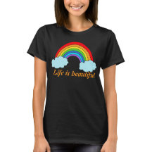Camiseta Personalizada de Arcoíris | Nombre y Cita