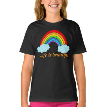 Camiseta Personalizada de Arcoíris | Nombre y Cita