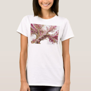 Camiseta personalizada de arte abstracto Bold Gold