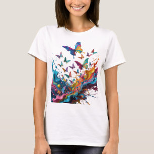 Camiseta personalizada de arte abstracto Statement