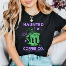 Camiseta personalizada de Barista de Haunted Coffe