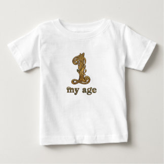 Camiseta personalizada de bebé por primer cumpleañ