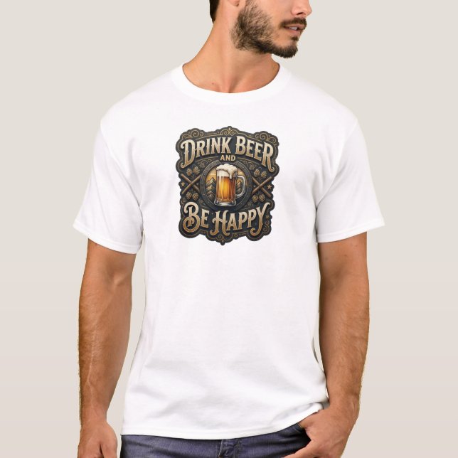 Camiseta personalizada de bebida de naranja icónic (Anverso)