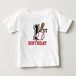 Camiseta personalizada de béisbol de primer cumple