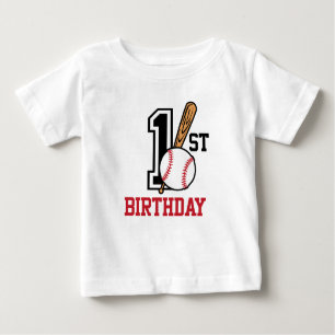 Camiseta personalizada de béisbol de primer cumple