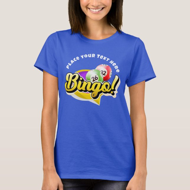 Camiseta personalizada de BINGO (Anverso)