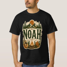 Camiseta personalizada de camping de Noé