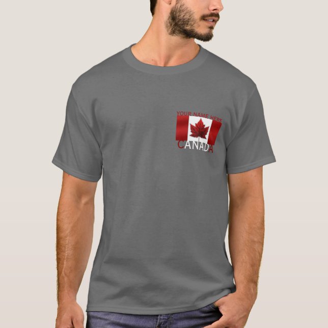 Camiseta personalizada de Canadá - 6XL Camisa de C (Anverso)