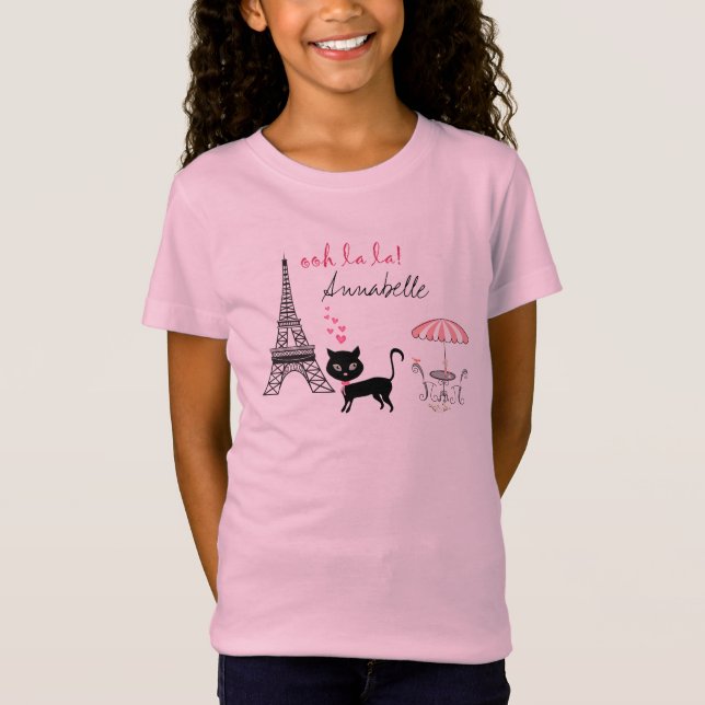 Camiseta personalizada de Cat Paris (Anverso)