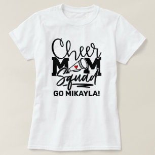 Camiseta personalizada de Cheer Mom Squad