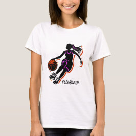 Camiseta personalizada de Chica de baloncesto