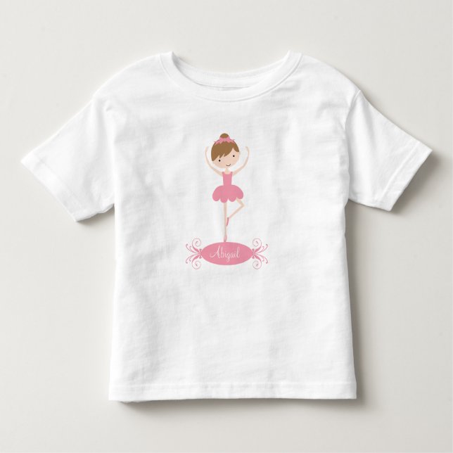 Camiseta personalizada de Chicas de Ballerina (Anverso)