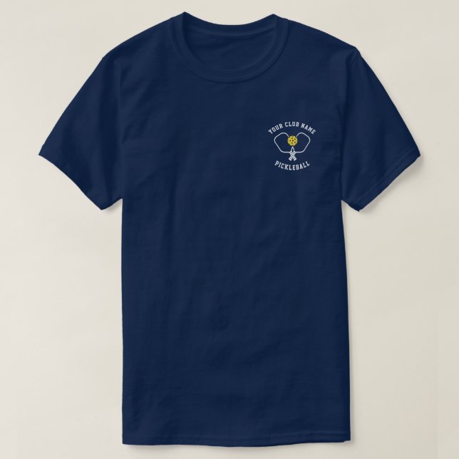 Camiseta personalizada de Club Pickleball (Diseño del anverso)