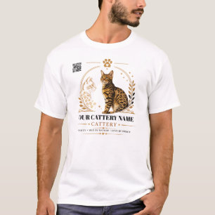 Camiseta personalizada de criadero de Bengala con