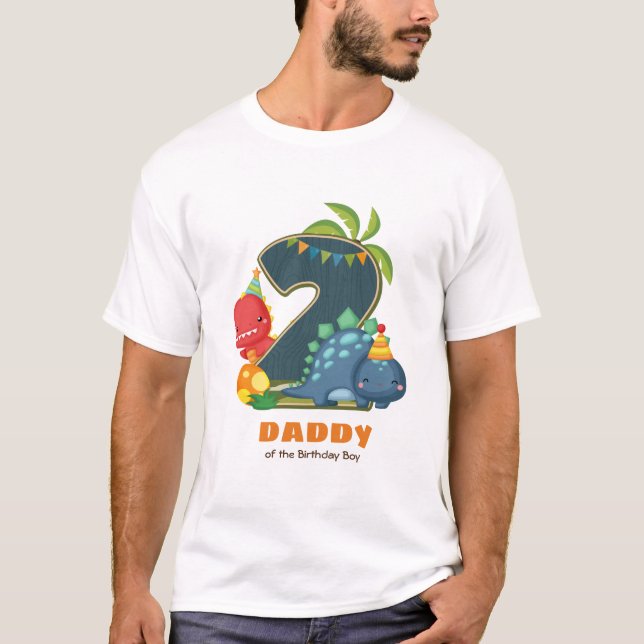 Camiseta personalizada de cumpleaños para papá (Anverso)