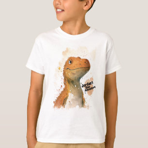 Camiseta personalizada de dinosaurio