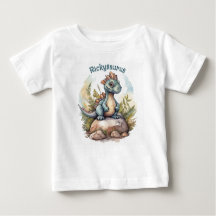 Camiseta personalizada de dinosaurio