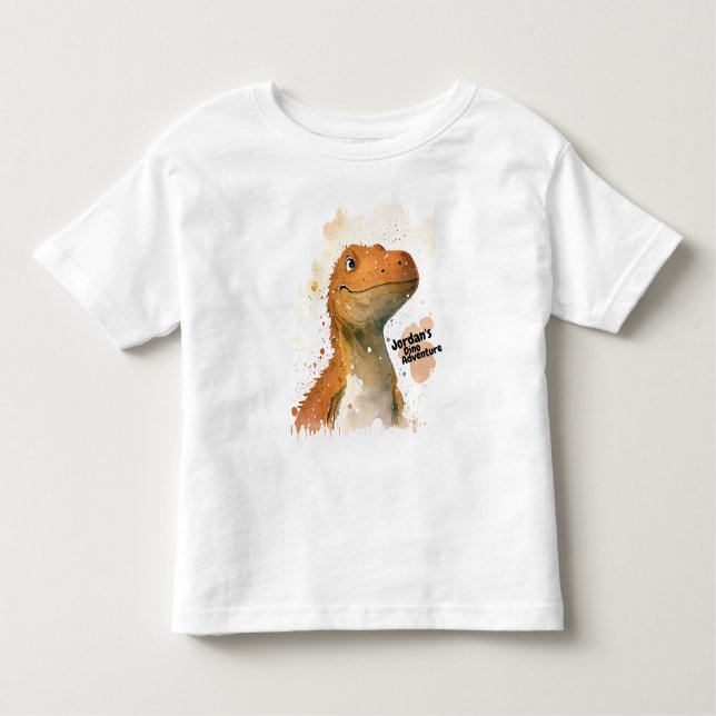 Camiseta personalizada de dinosaurio (Anverso)