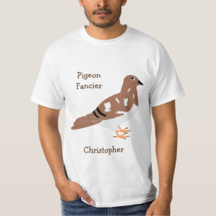 Camiseta personalizada de diseño de paloma