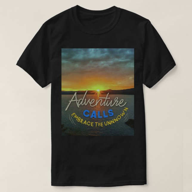 Camiseta personalizada de diseño de viajes y explo (Diseño del anverso)