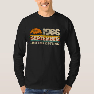 Camiseta personalizada de edición limitada Est. Se
