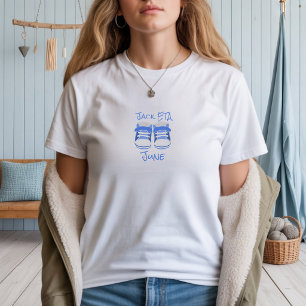 Camiseta Personalizada de Embarazo Zapatos Pequeño