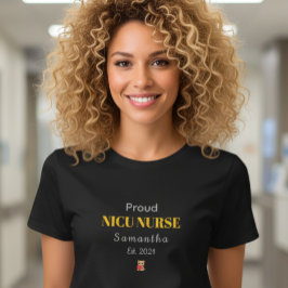 Camiseta personalizada de enfermera de la UCIN
