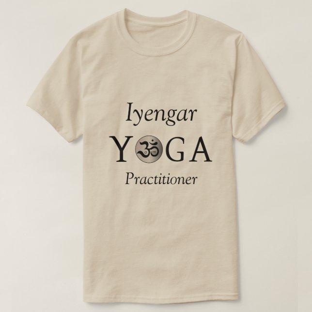 Camiseta personalizada de entrenamiento de yoga Om (Diseño del anverso)