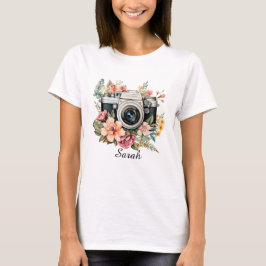 Camiseta personalizada de fotógrafo