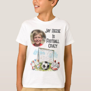 Camiseta personalizada de fotos de fútbol