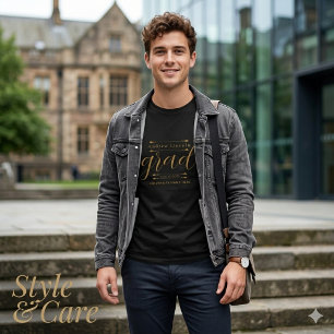 Camiseta personalizada de graduación con nombre pe