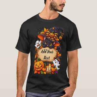 Camiseta personalizada de Halloween con gnomo y ca