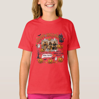 Camiseta personalizada de Halloween feliz para fam