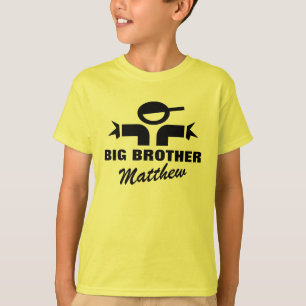 Camiseta personalizada de hermano mayor para el