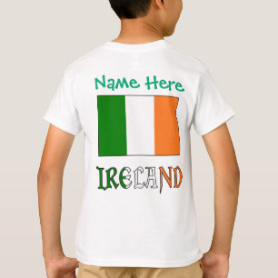 Camiseta personalizada de Irlanda para niños Herit