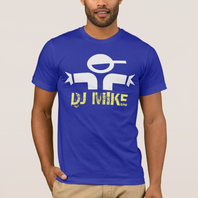 Camiseta personalizada de Jockey de disco / Deejay (Anverso)