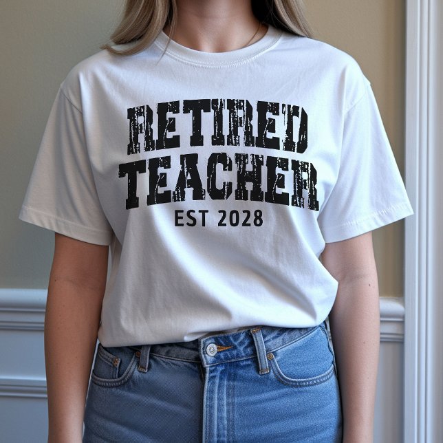 Camiseta Personalizada de Jubilación, Regalo para  (retirement t-shirt for teachers, retired teacher shirt, retired teacher sweatshirt for women,)