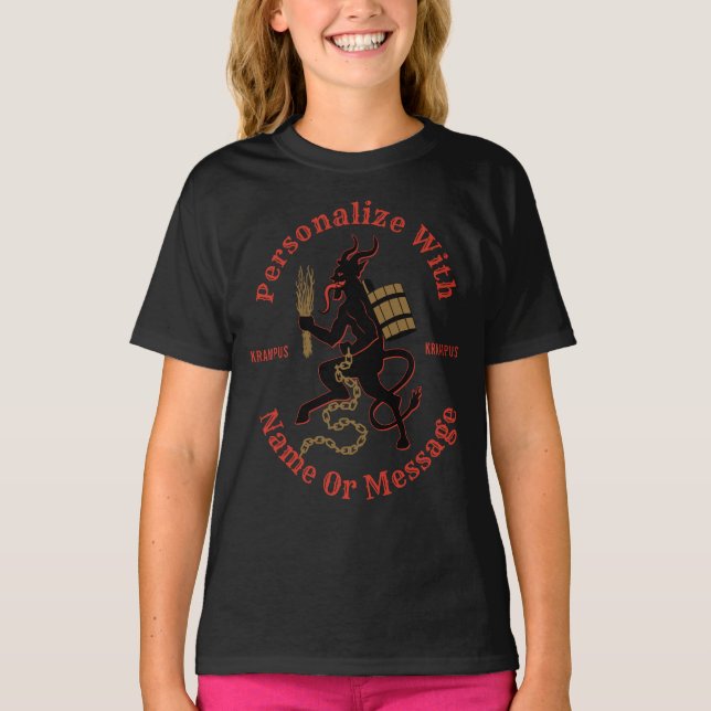 Camiseta personalizada de Krampus (Anverso)