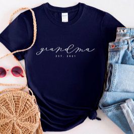 Camiseta personalizada de la abuela