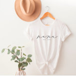 Camiseta personalizada de la abuela de Nana<br><div class="desc">¡Siempre agregamos nuevos diseños a diario!</div>