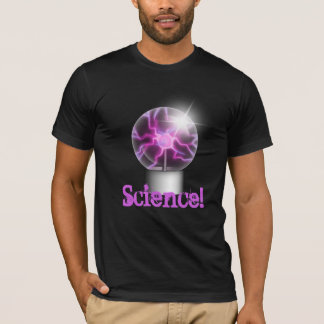 Camiseta personalizada de la bola de plasma púrpur
