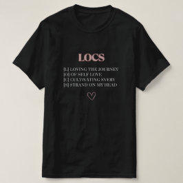 Camiseta personalizada de la definición de Loc's d