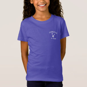 Camiseta personalizada de la escuela de logotipo d