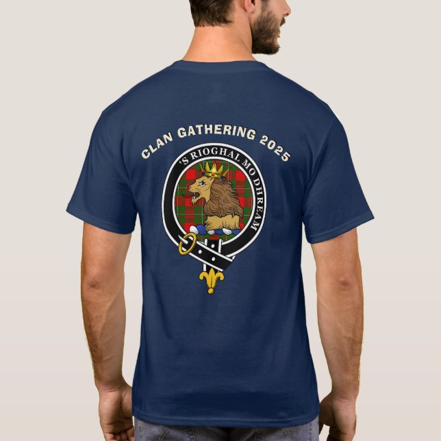 Camiseta personalizada de la Reunión de la Familia (Reverso)