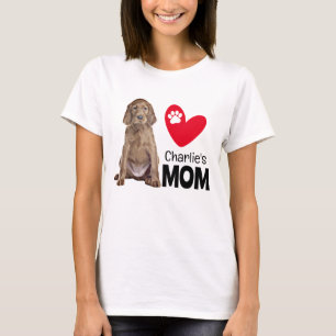 Camiseta personalizada de madre con Setter Irlandé