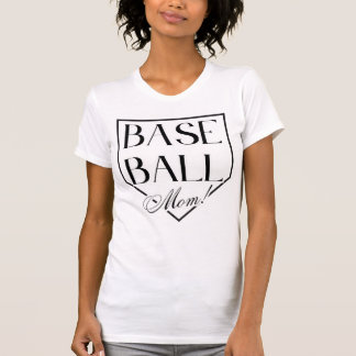 Camiseta Personalizada de Mamá de Béisbol Día de J