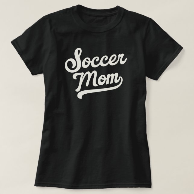 Camiseta Personalizada de Mamá de Fútbol con Númer (Diseño del anverso)