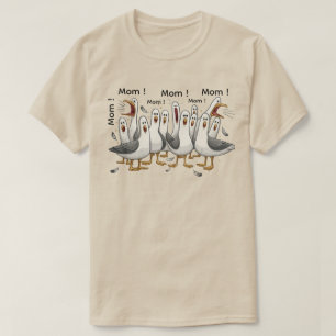 Camiseta Personalizada de Mamá Gaviota - Divertida