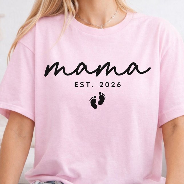 Camiseta Personalizada de Mamá Vida de Mamá Modern (new mom shirt gift, modern mom shirt gift, first time mom shirt gift, baby shower gift mama shirt,)